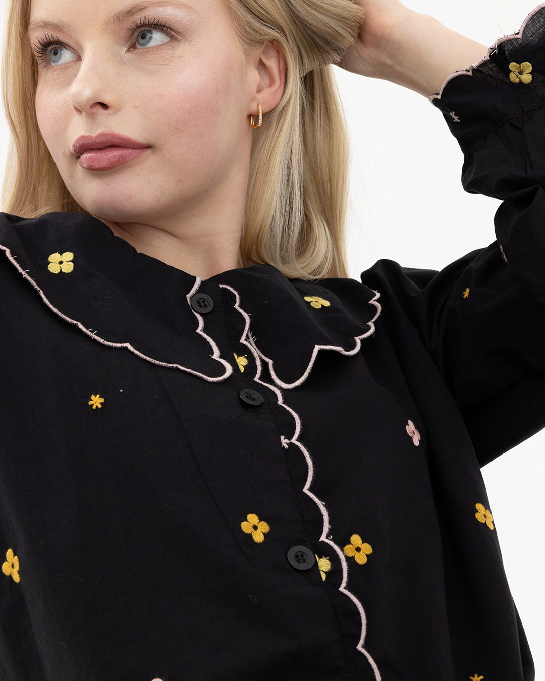 Celeste Cotton Pyjama Set