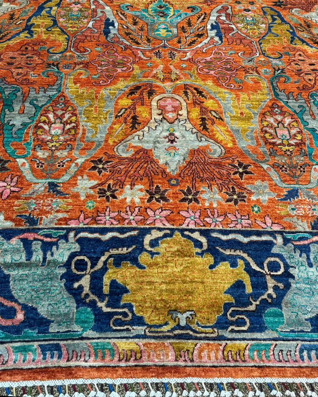 Karakul Flame Hand-Knotted Rug - 299cm x 244cm