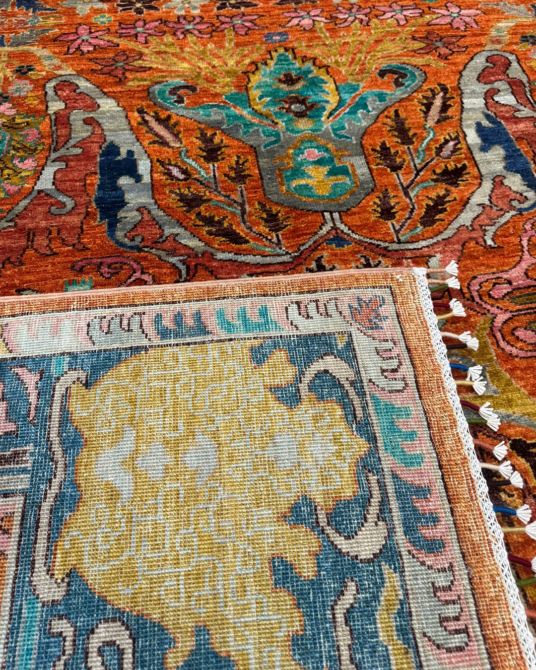 Karakul Flame Hand-Knotted Rug - 299cm x 244cm