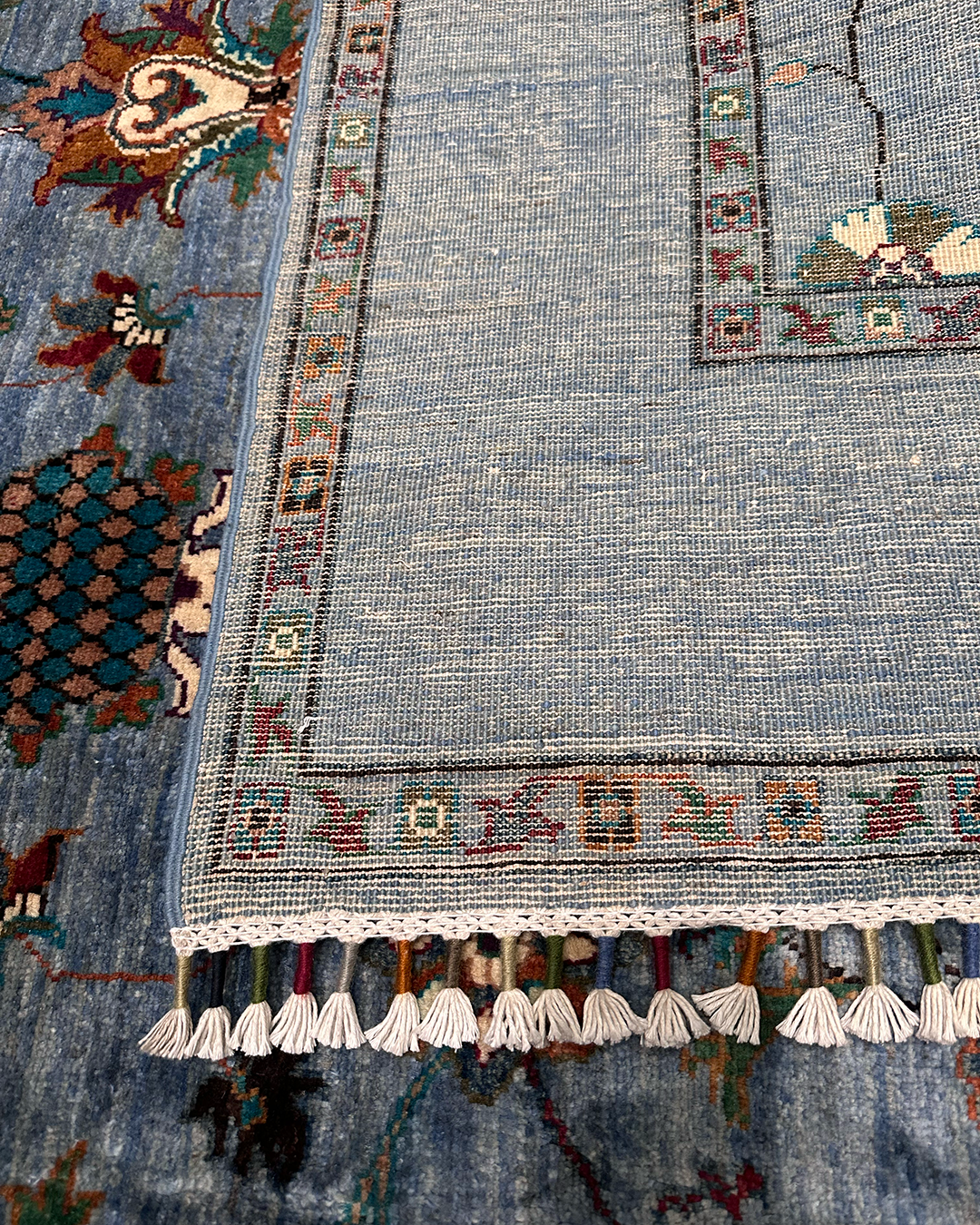CHOBI SULTANI HANDCRAFTED RUG | BLUE SKY STYLE |