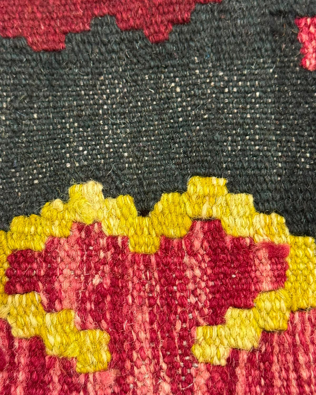 Midnight Garden Multicolour Handwoven Kilim - 179cm x 248cm