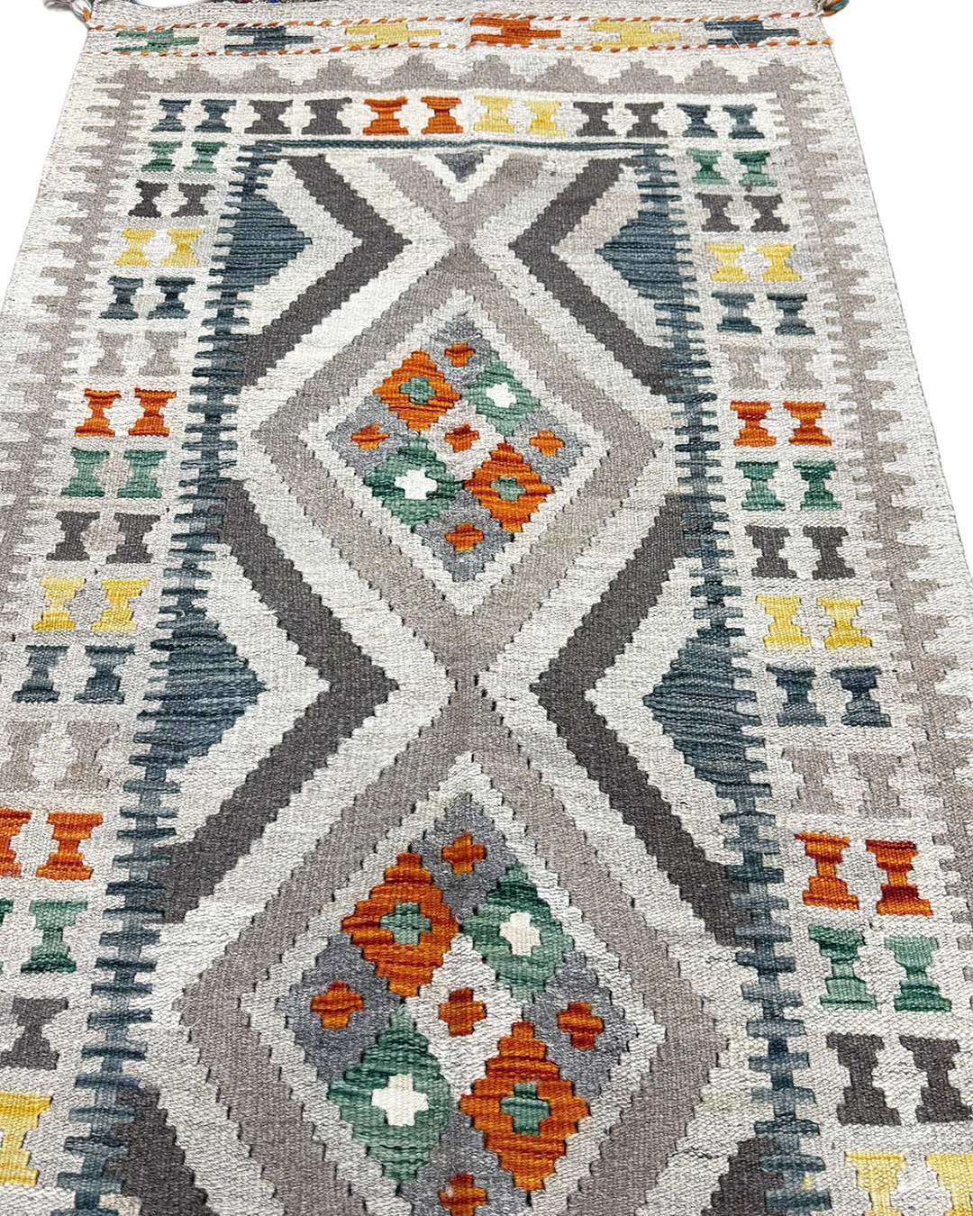 Kilim Runner Natural Multi Colour - 81cm × 291cm