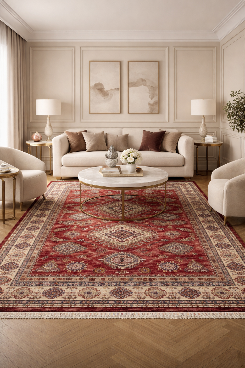 KAZAK HANDCRAFTED RUG | LAILA STYLE |