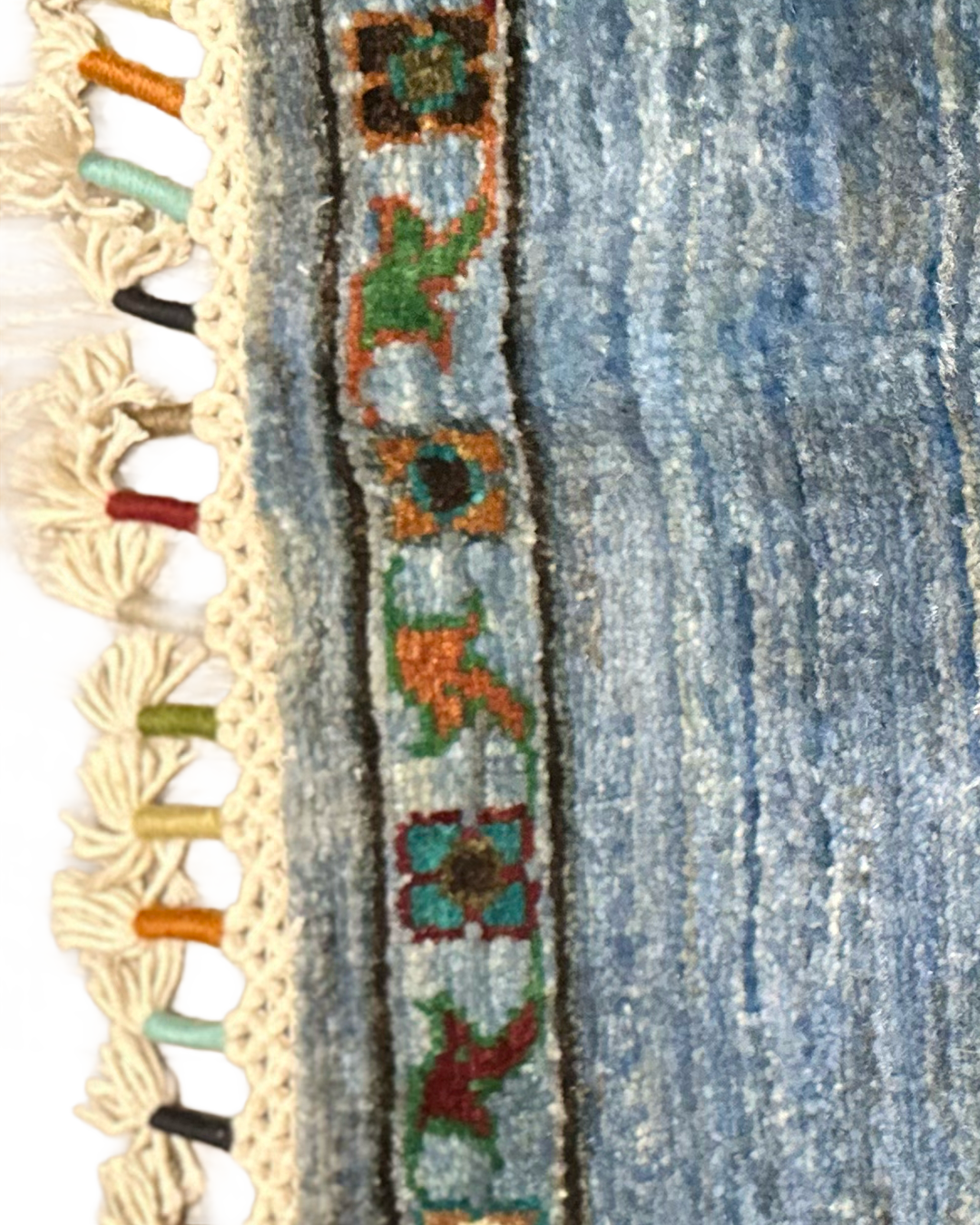 CHOBI SULTANI HANDCRAFTED RUG | BLUE SKY STYLE |