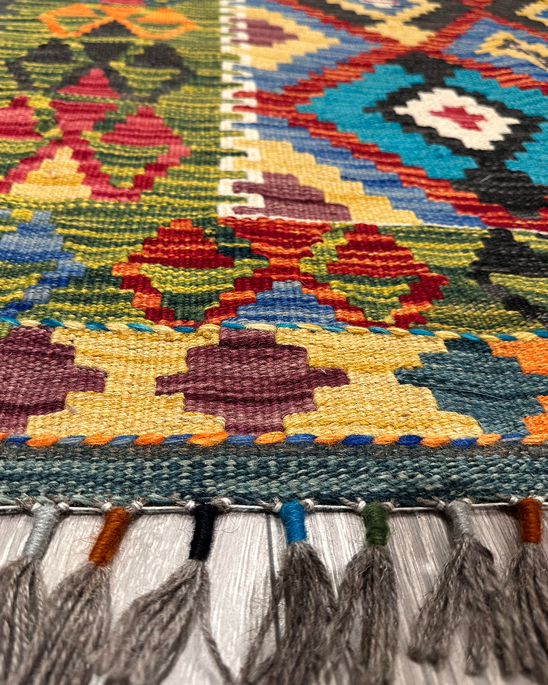 AFGHAN HANDCRAFTED KILIM |  ORIENTAL NOVA STYLE |