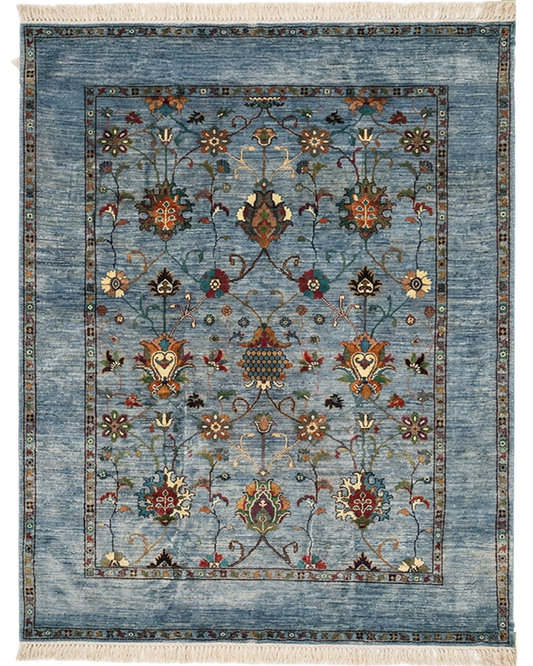 CHOBI SULTANI HANDCRAFTED RUG | BLUE SKY STYLE |