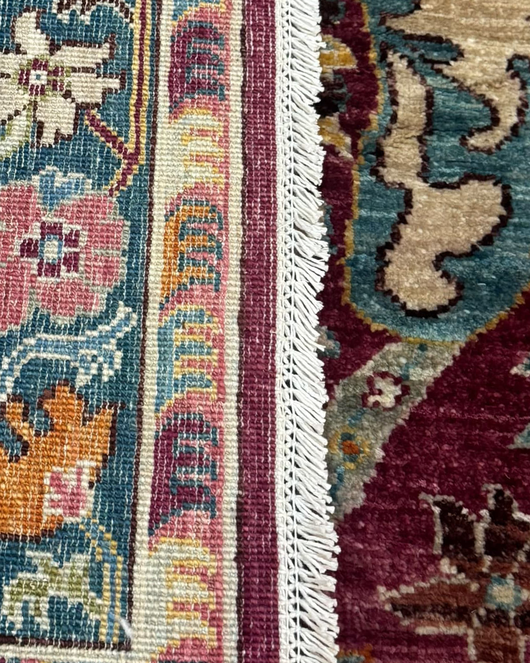 Karakul Jewel Plum & Magenta Hand-Knotted Rug - 188cm × 271cm