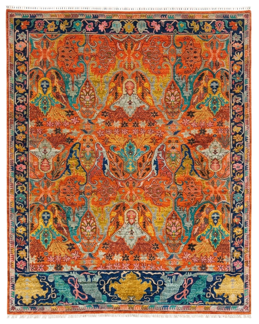 Karakul Flame Hand-Knotted Rug - 299cm x 244cm