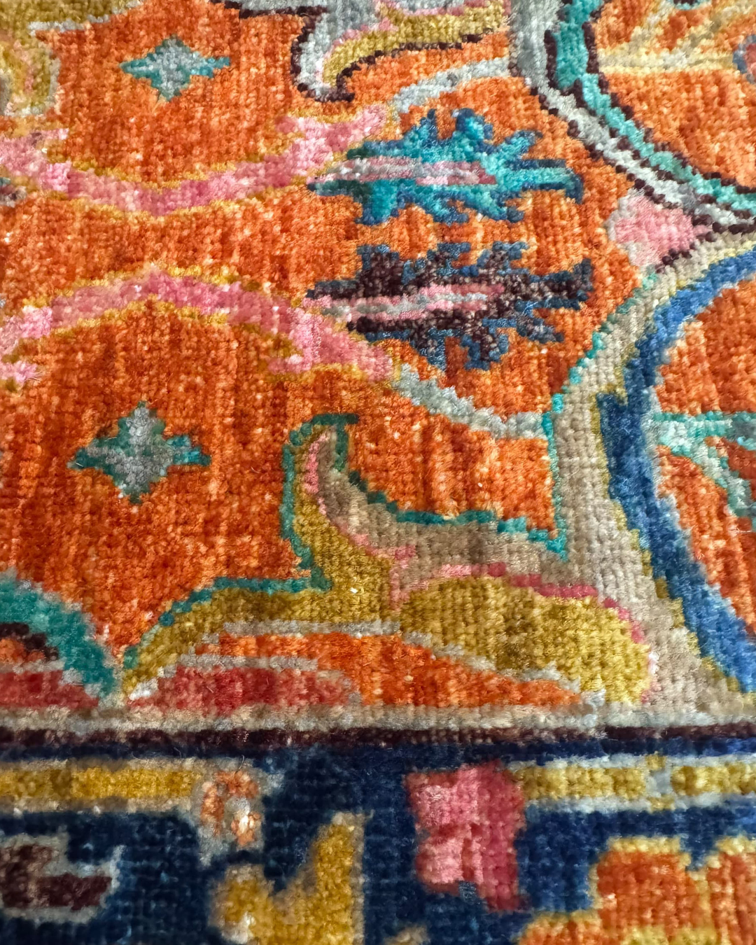 Karakul Flame Hand-Knotted Rug - 299cm x 244cm
