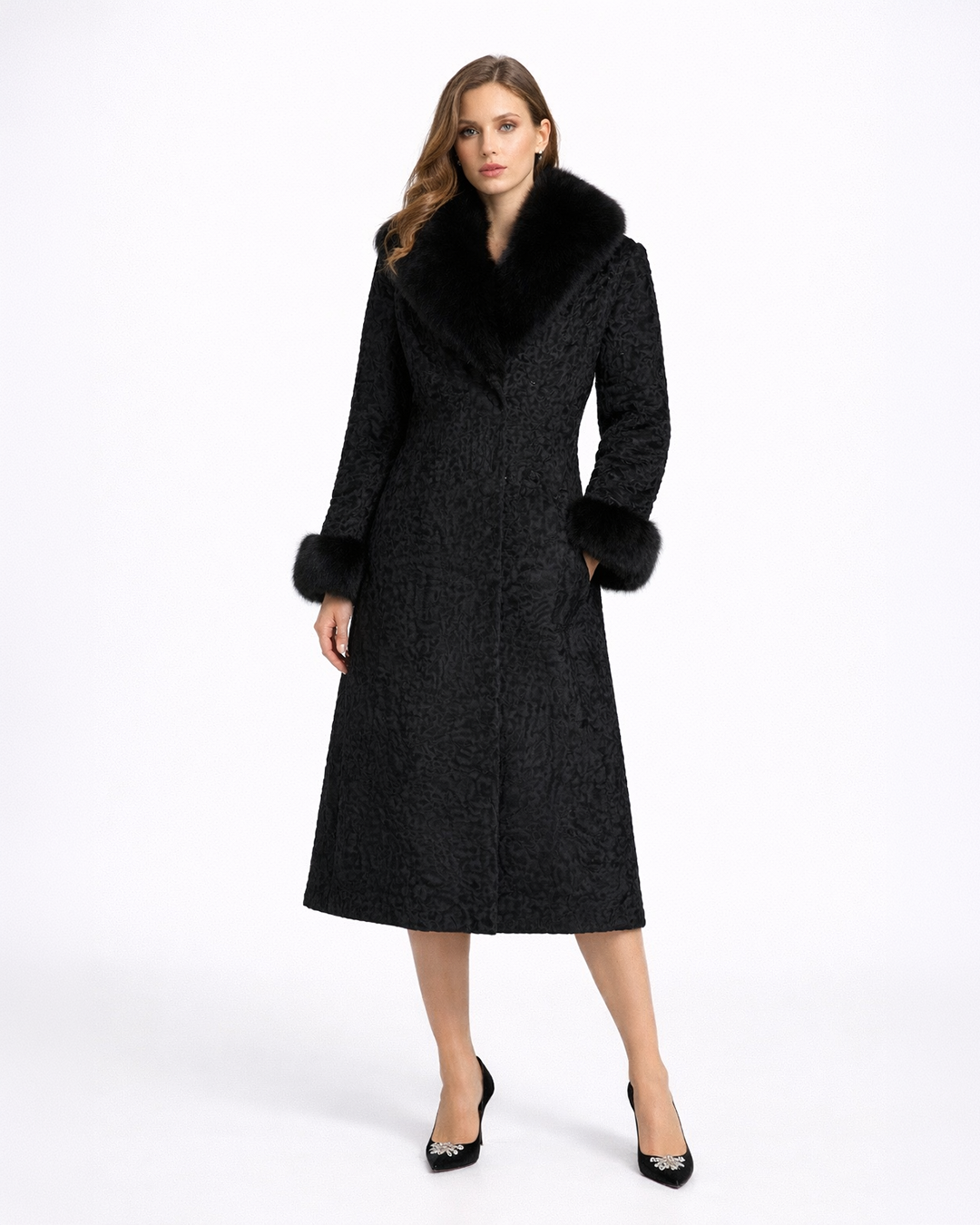 The Balkh Sultana Heritage Karakul Coat | Design in London | 100% Artisan Handcrafted