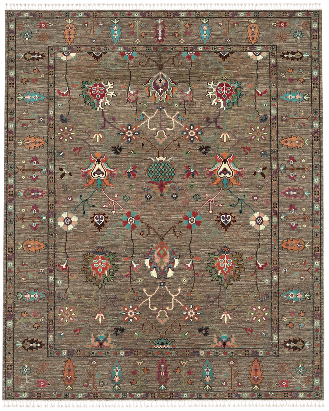 CHOBI SULTANI Hand-Knotted Karakul RUG - 231cm × 171 cm